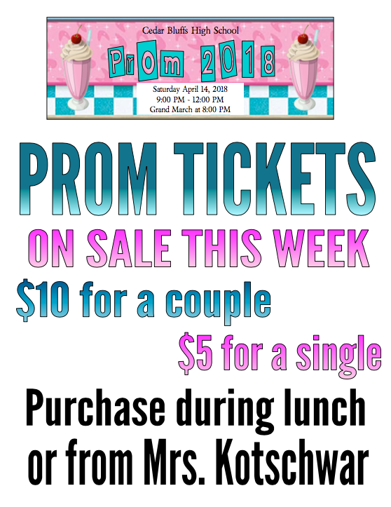 PROM TICKETS!!!