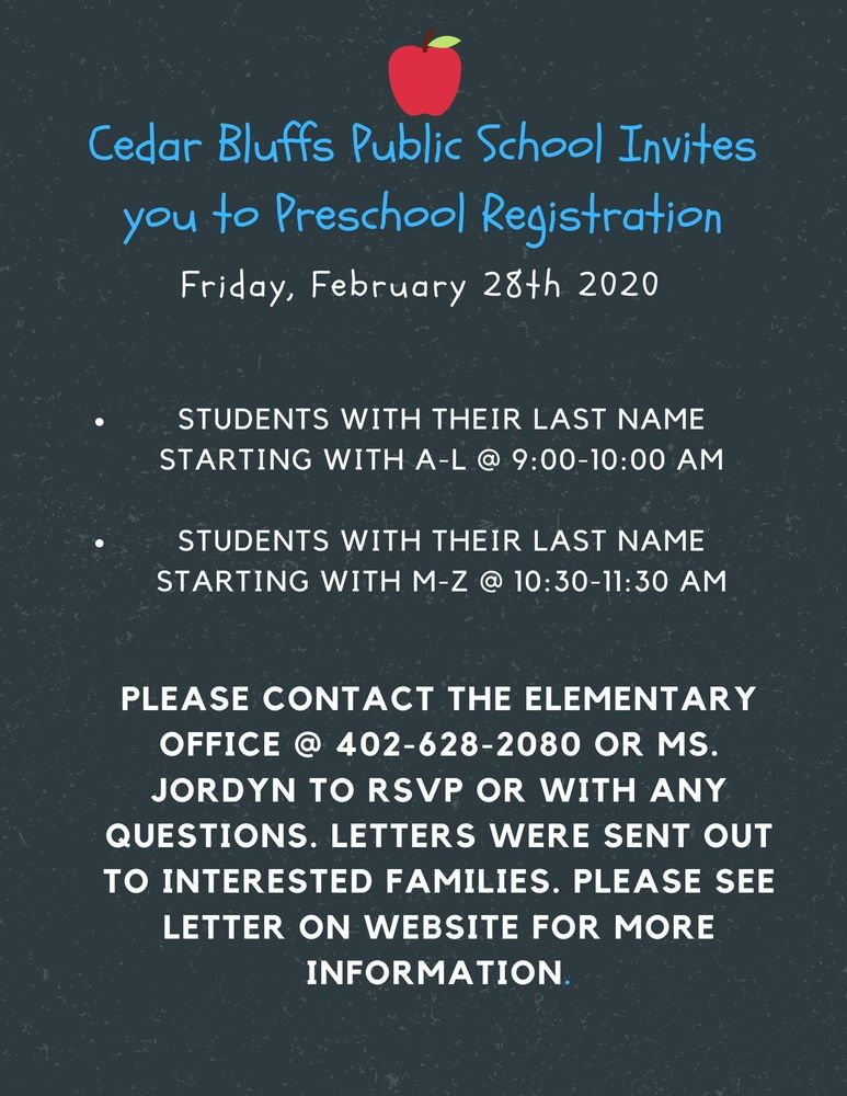 Preschool Registration