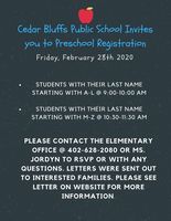 Preschool Registration